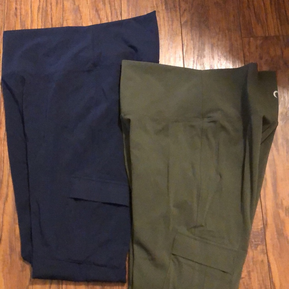 Zyia cargo luxe leggings the price  is for the set of two